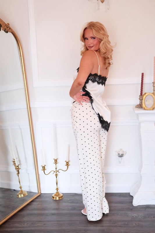 The Polka Dot Poise Cotton Pants