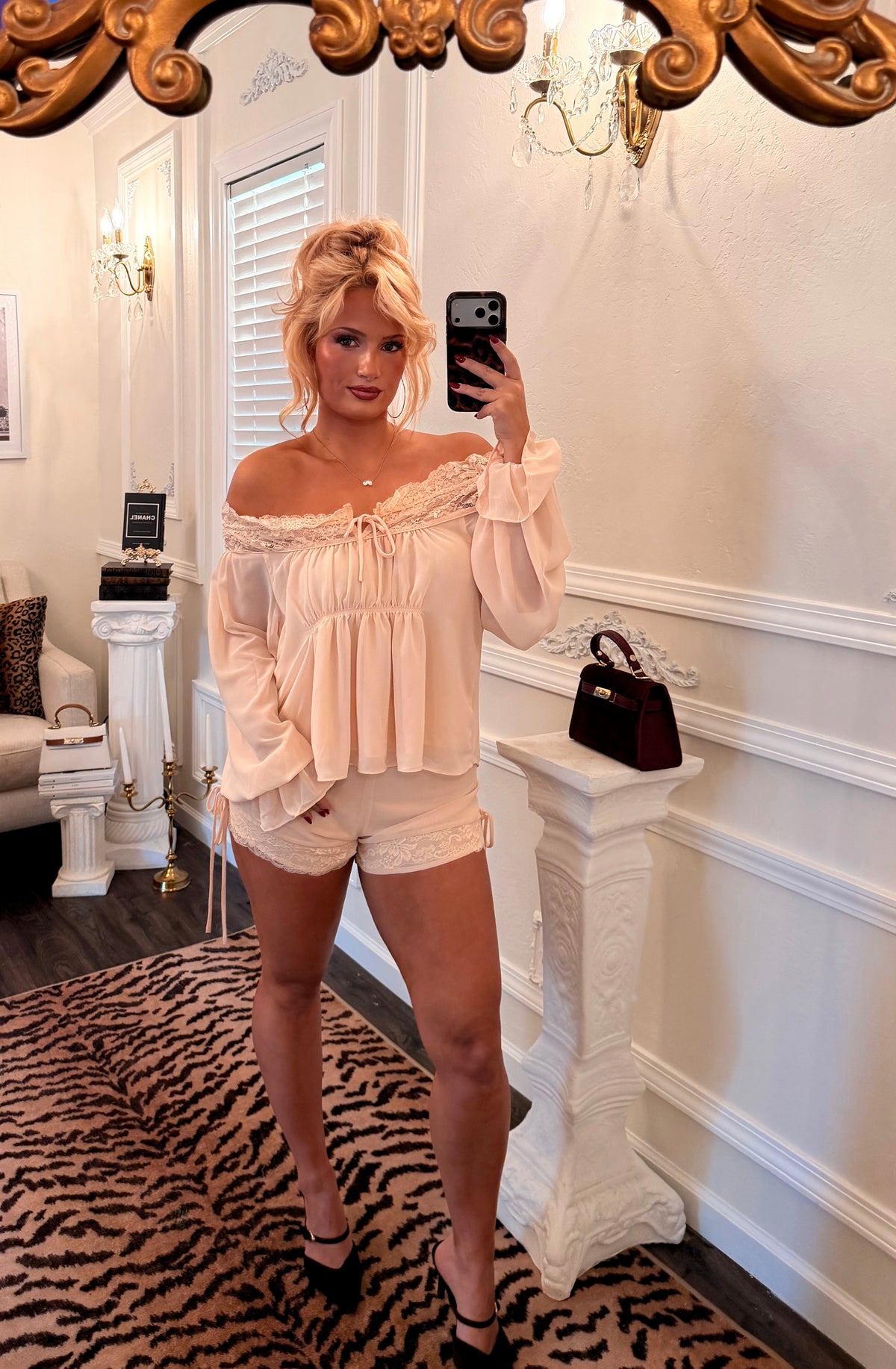 Juliette Lace Short Set