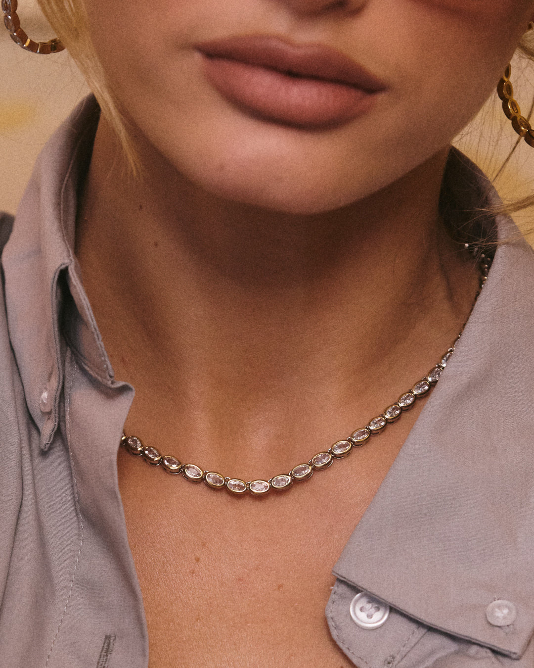 The Palais Tennis Necklace