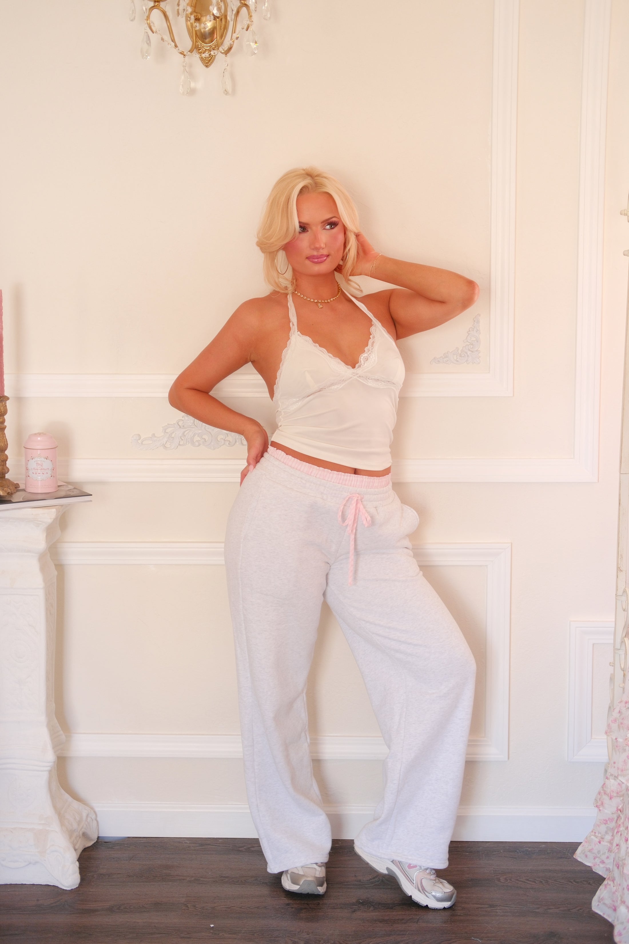 The Lillian Lace Halter Top