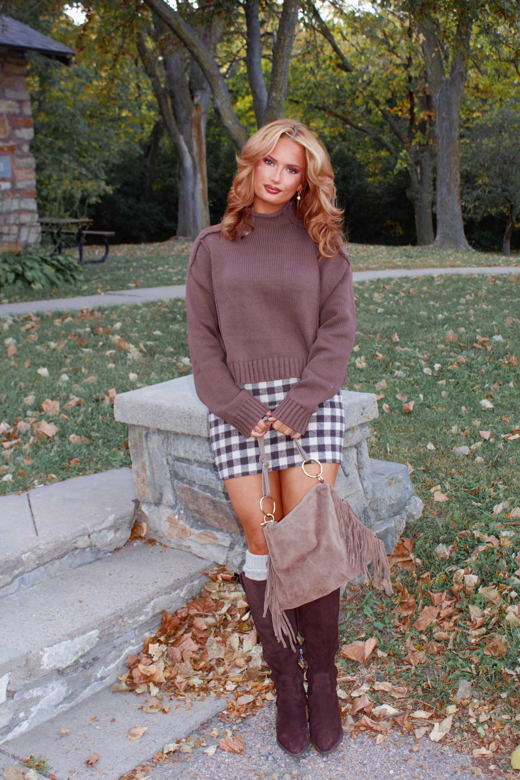The Ashbury Roll Neck - Mocha Truffle
