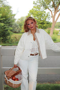 Load image into Gallery viewer, The Orchard Lane Jacket – Cream Gingham

