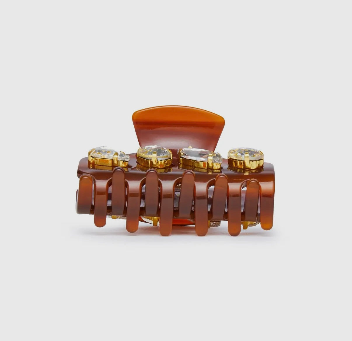 The Amber Heirloom Crystal Mini Clip
