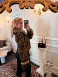 Load image into Gallery viewer, Mika Leopard Faux Fur Jacket
