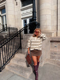 Load image into Gallery viewer, The Hudson Stripe Polo Sweater
