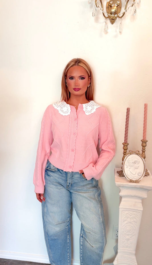 The Eloise Collar Cardigan
