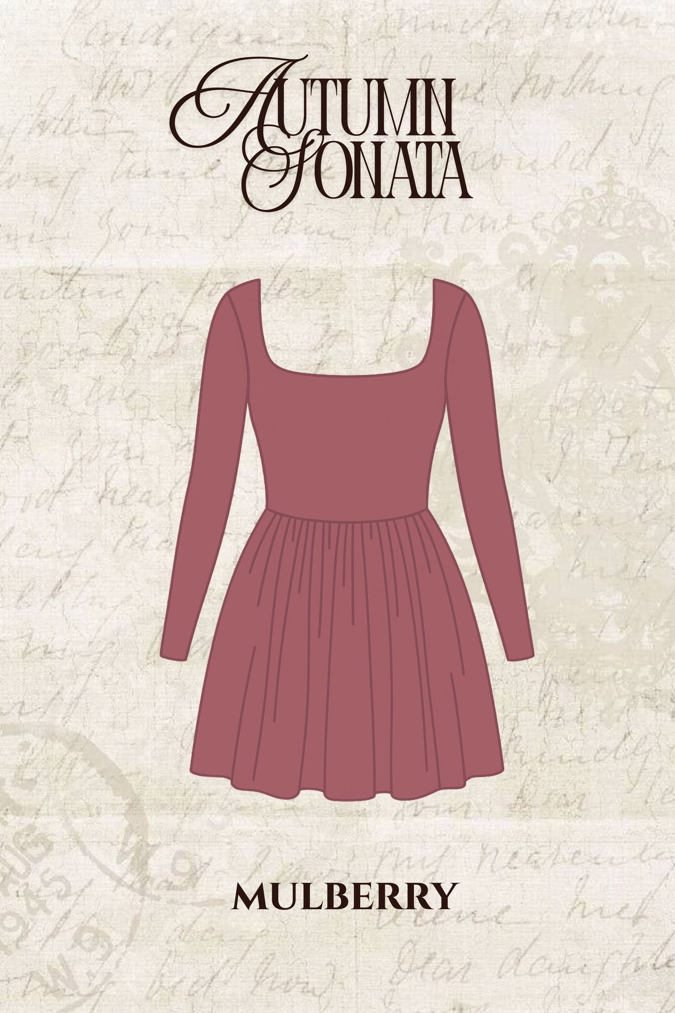 The Autumn Sonata Mulberry Romper