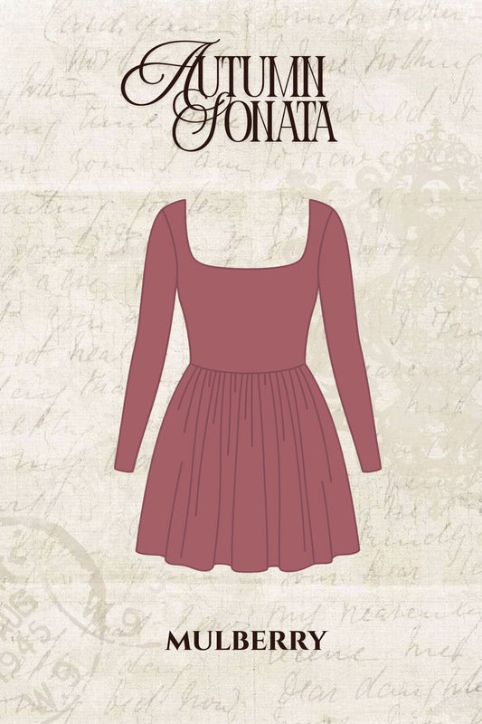 The Autumn Sonata Mulberry Romper