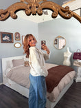 Load image into Gallery viewer, Timeless Threads Cardigan - Oatmeal Stripes
