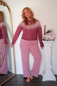 Load image into Gallery viewer, The Mulled Berry Fair-Isle Cardigan
