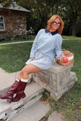 Load image into Gallery viewer, The Wentworth Polo Knit - Earl Grey Heather
