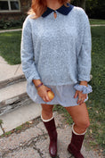 Load image into Gallery viewer, The Wentworth Polo Knit - Earl Grey Heather
