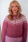Load image into Gallery viewer, The Mulled Berry Fair-Isle Cardigan
