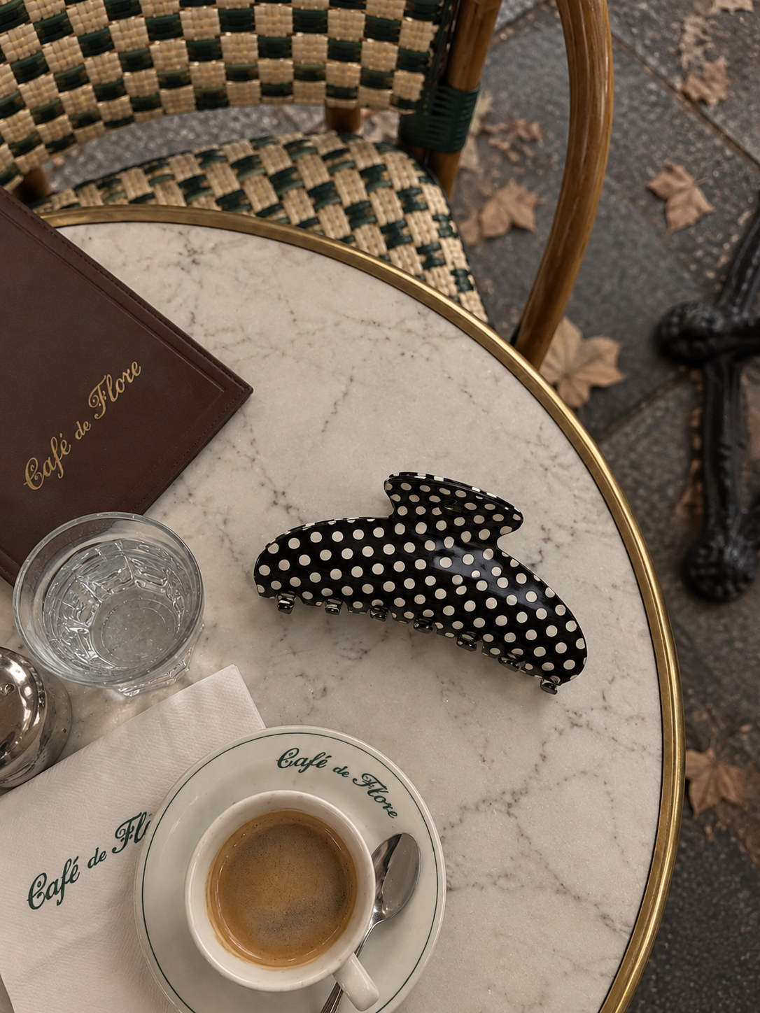 The Colette Polka Dot Clip - Oversized