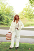 Load image into Gallery viewer, The Orchard Lane Jacket – Cream Gingham
