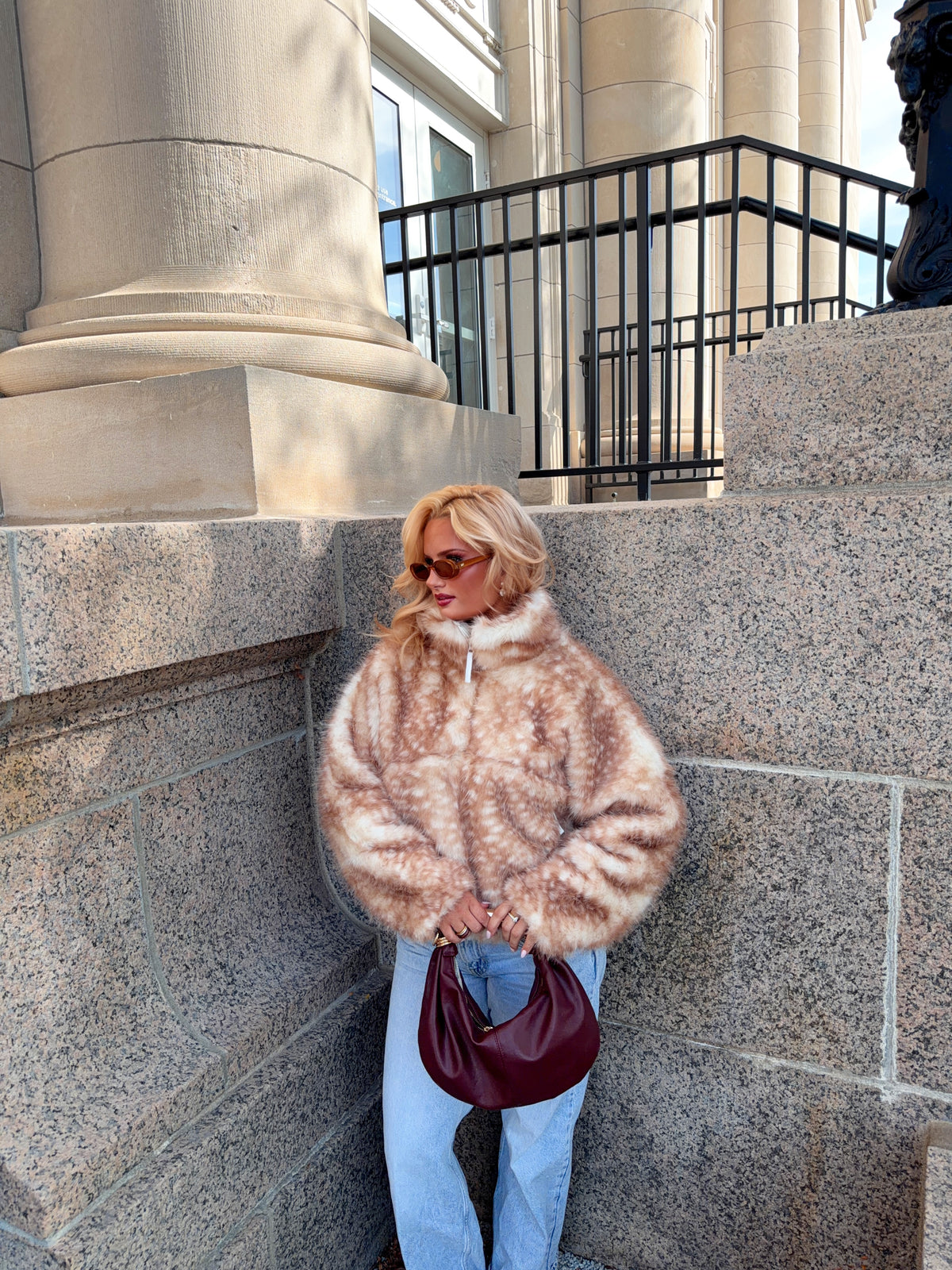 The Chalet Fawn Half Zip Fur Preorder 10.01