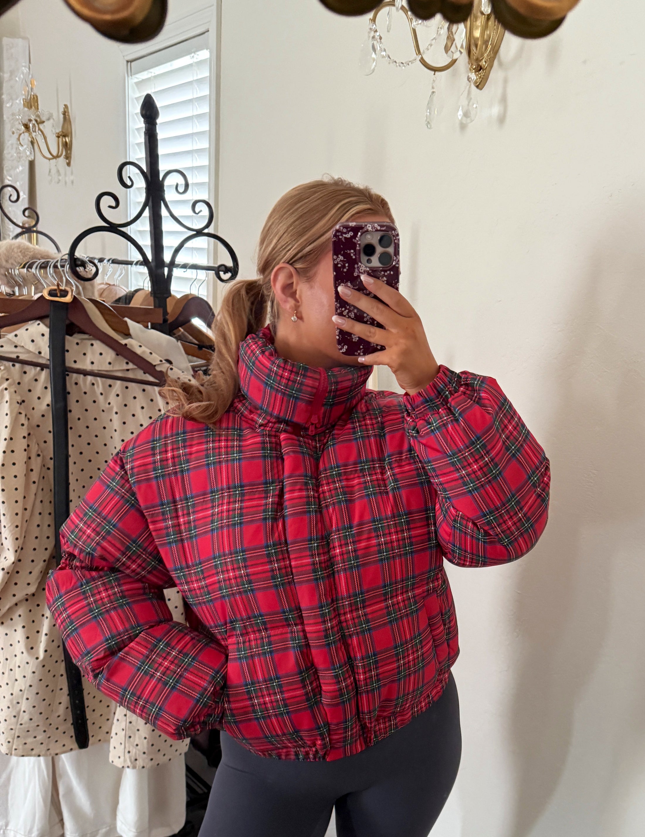 The Holiday Tartan Puffer