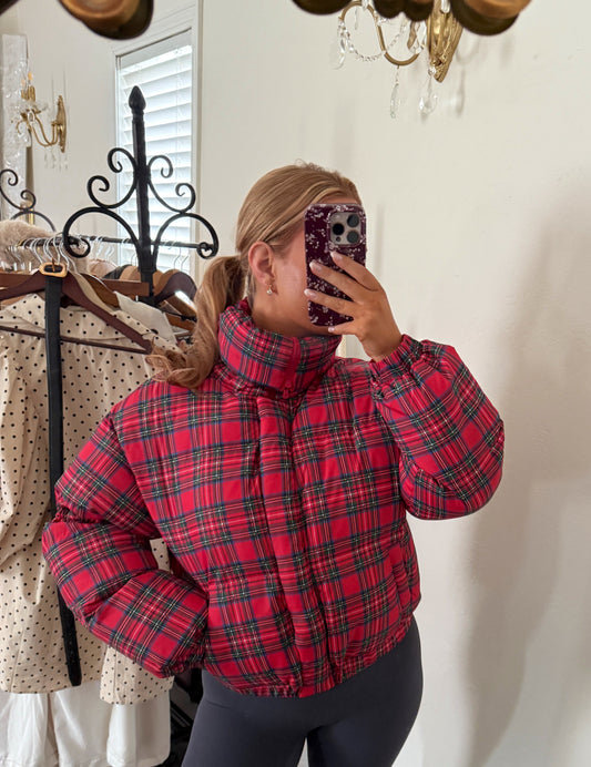 The Holiday Tartan Puffer