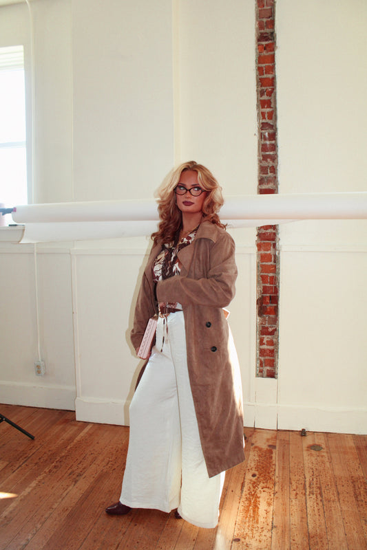 Lennox Suede Trench