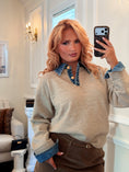Load image into Gallery viewer, The Notting Hill Polo Sweater — Oatmeal
