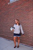 Load image into Gallery viewer, The Oxford Rugby Polo - Tan/Navy
