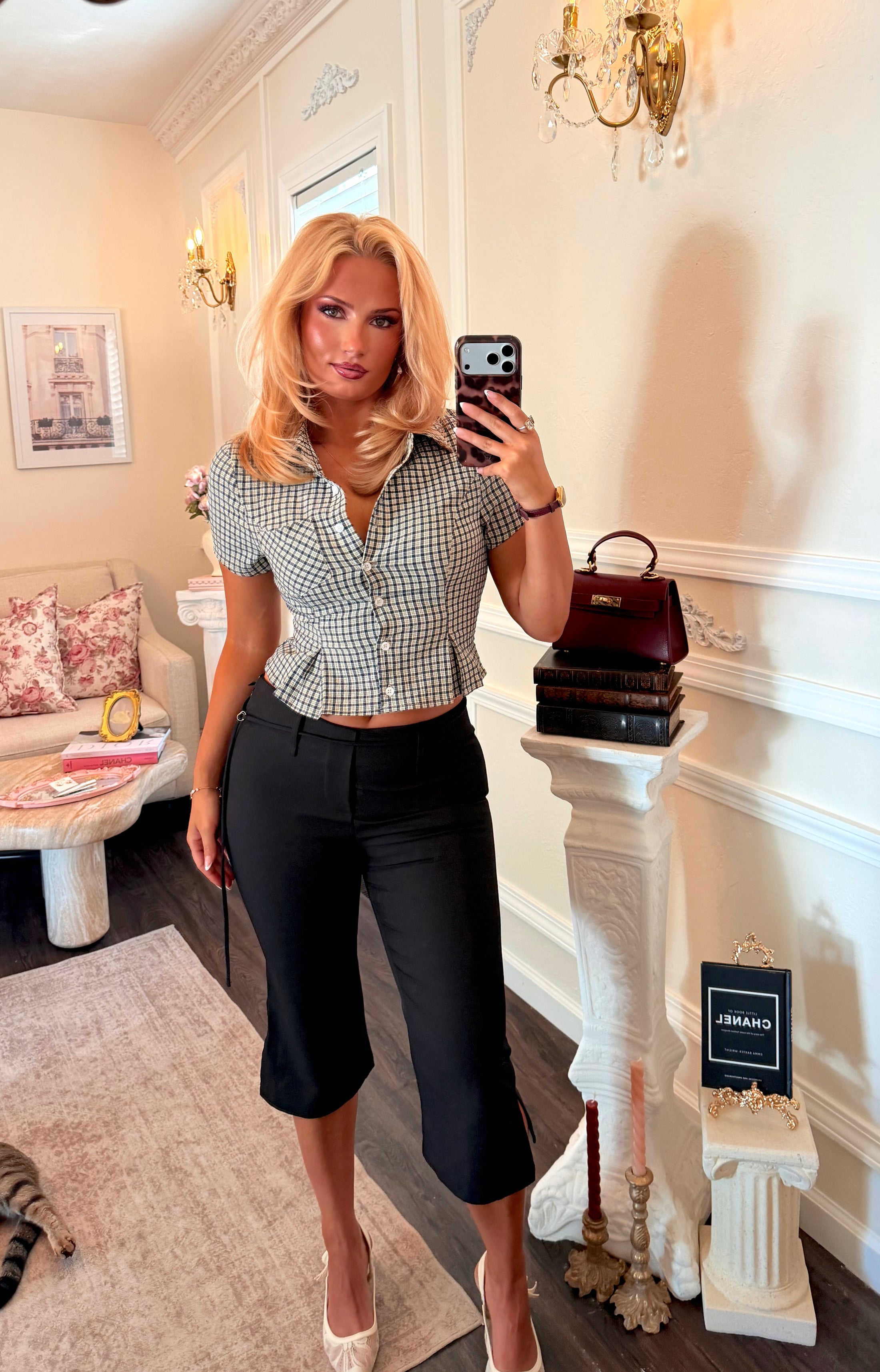 The Greenwich Gingham Top