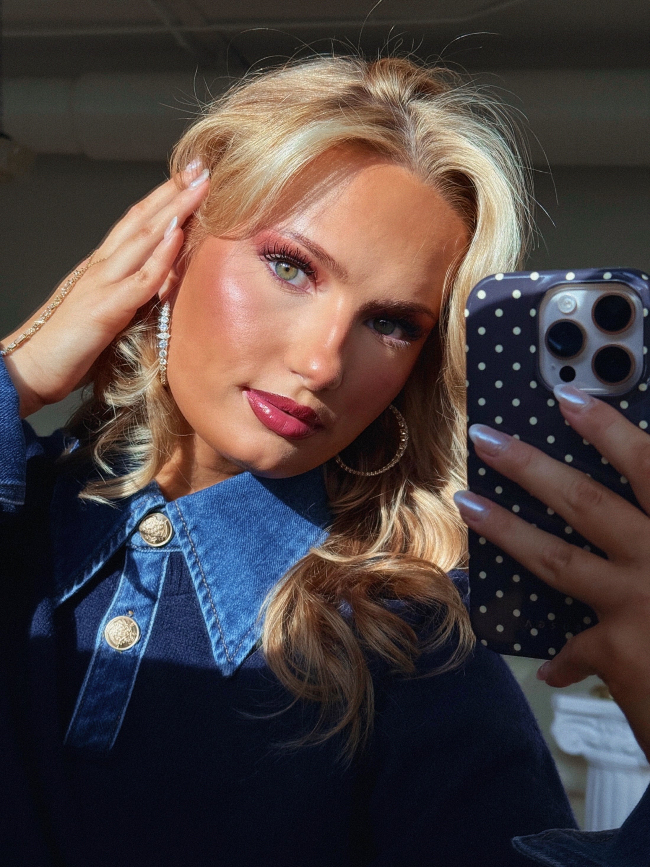 Leah Statement Hoop Earrings