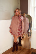 Load image into Gallery viewer, The Sutton Fringe Poncho – Camel
