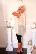 Load image into Gallery viewer, The Tuileries Chiffon Blouse – Crème
