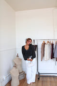 Load image into Gallery viewer, Saint Germain Flounce Blouse - Noir
