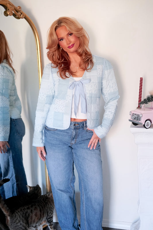 The Icy Cottage Patchwork Jacket - Reversible