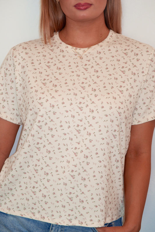 The Rosette Bow Tee