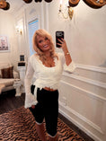 Load image into Gallery viewer, Cécile Lace Wrap Top
