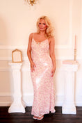 Load image into Gallery viewer, The Versailles Petal Sequin Dress
