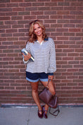 Load image into Gallery viewer, The Oxford Rugby Polo - Tan/Navy
