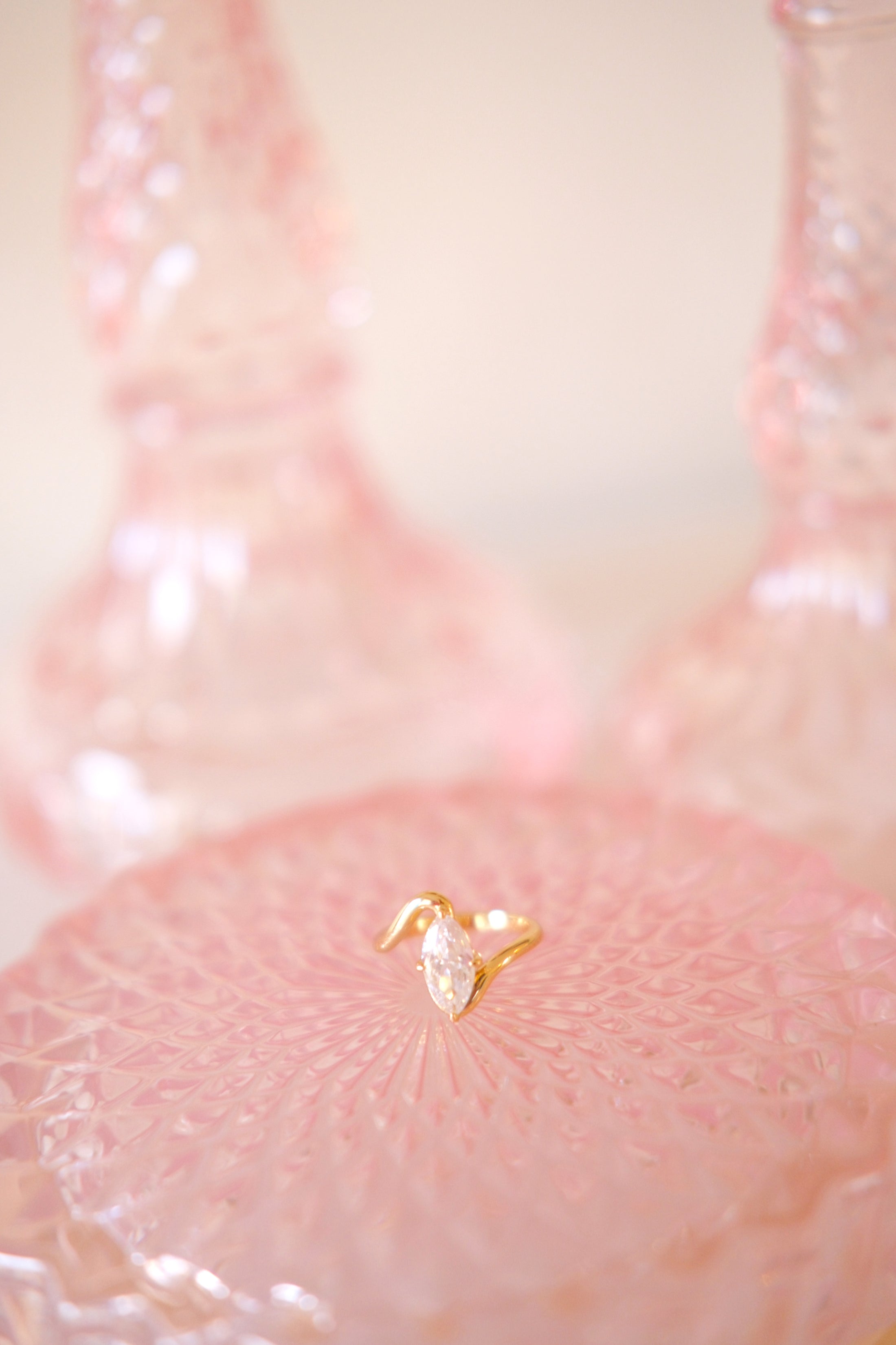 Love Note Marquise Ring