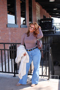 Load image into Gallery viewer, The Wren Turtleneck - Mocha PREORDER 11.1
