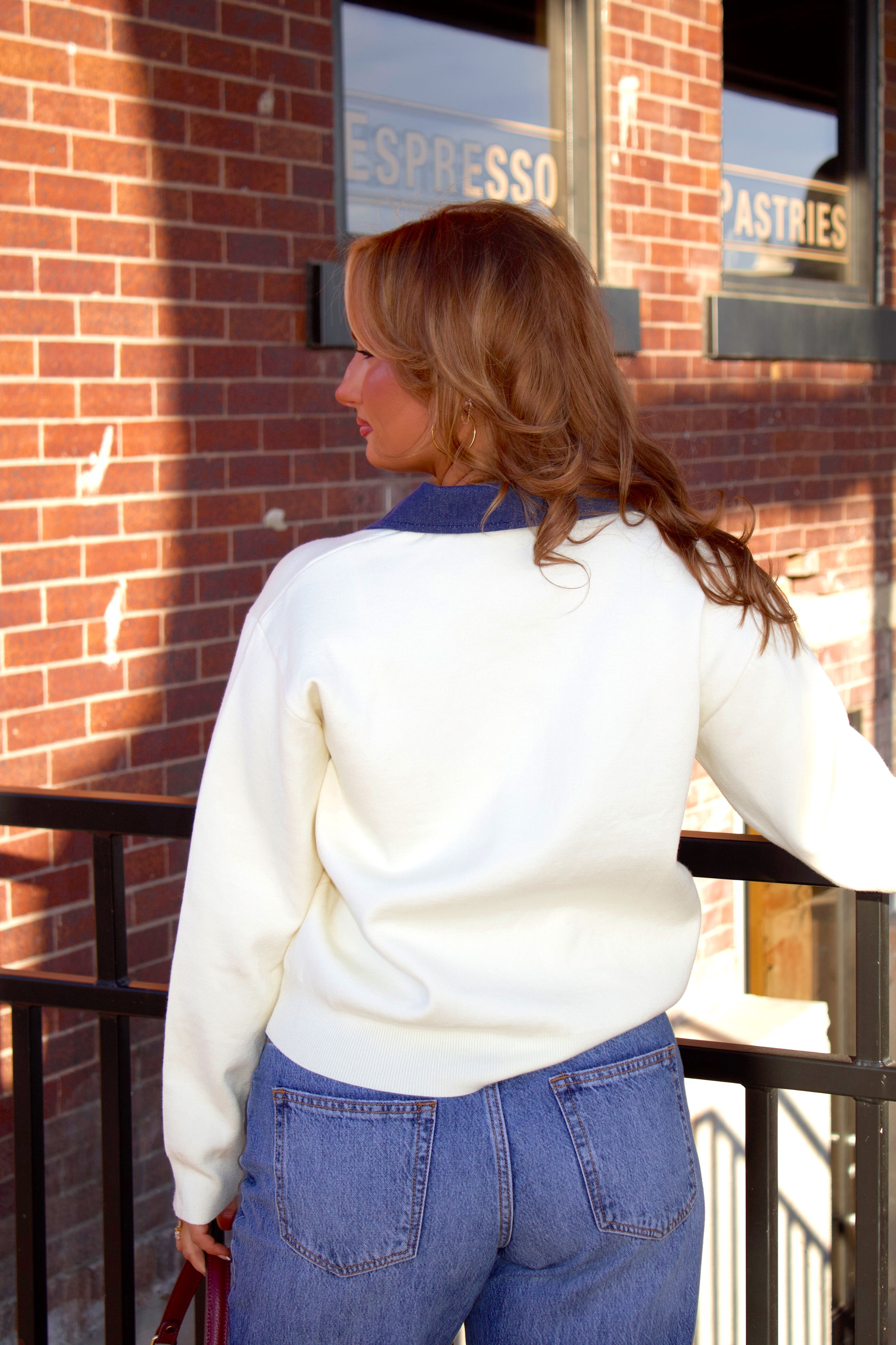 The Oxford Morning Pullover - Cream