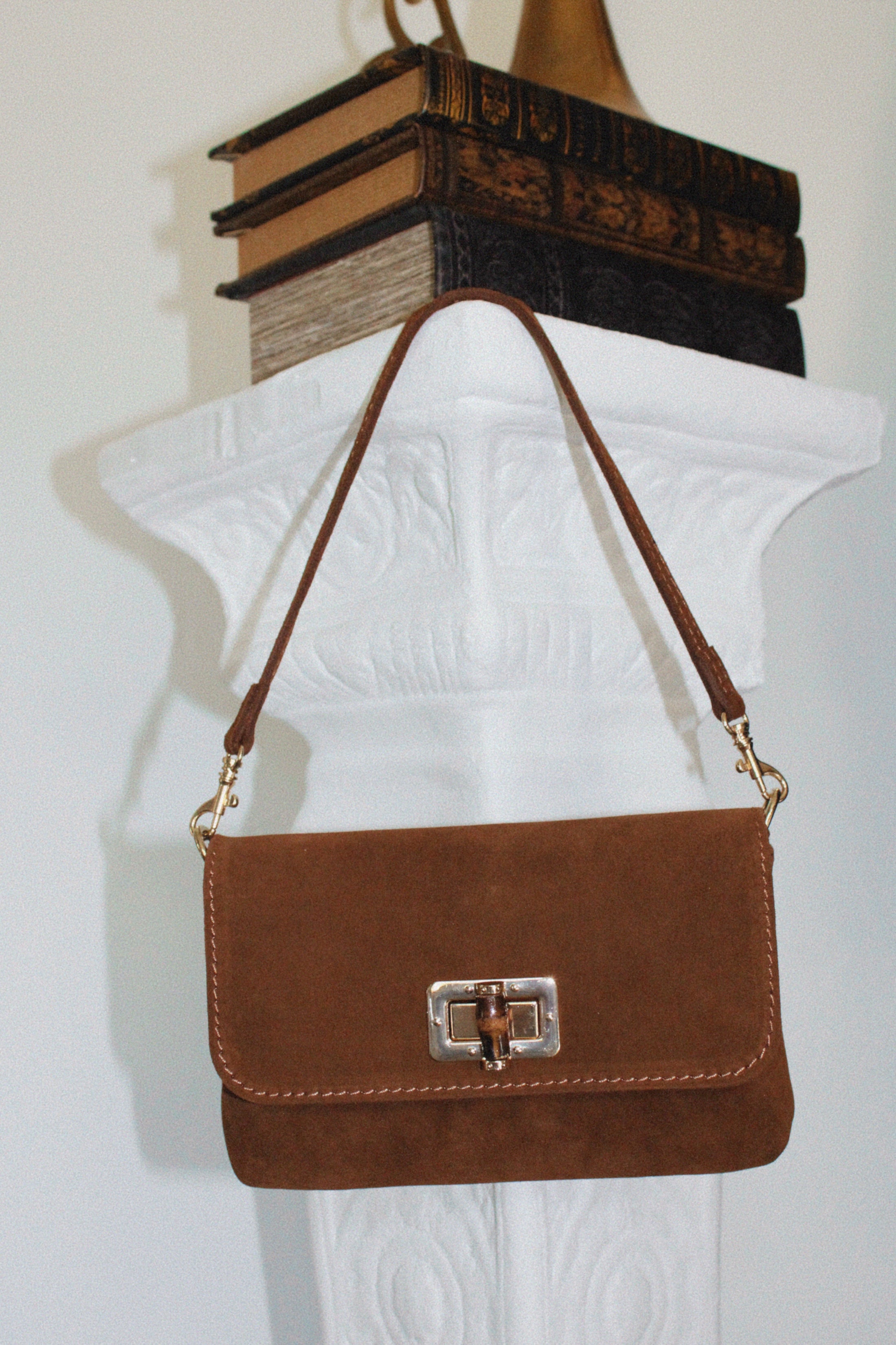 The Bellamont Bag — Genuine Italian Suede