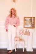 Load image into Gallery viewer, The Luxembourg Lace Blouse - Peony
