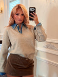 Load image into Gallery viewer, The Notting Hill Polo Sweater — Oatmeal

