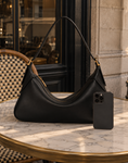 Load image into Gallery viewer, The Café Society Shoulder Bag — Noir
