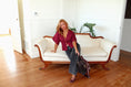 Load image into Gallery viewer, Aubrielle Button Top - Wine
