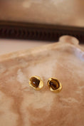 Load image into Gallery viewer, The Solene Tiger Eye Studs
