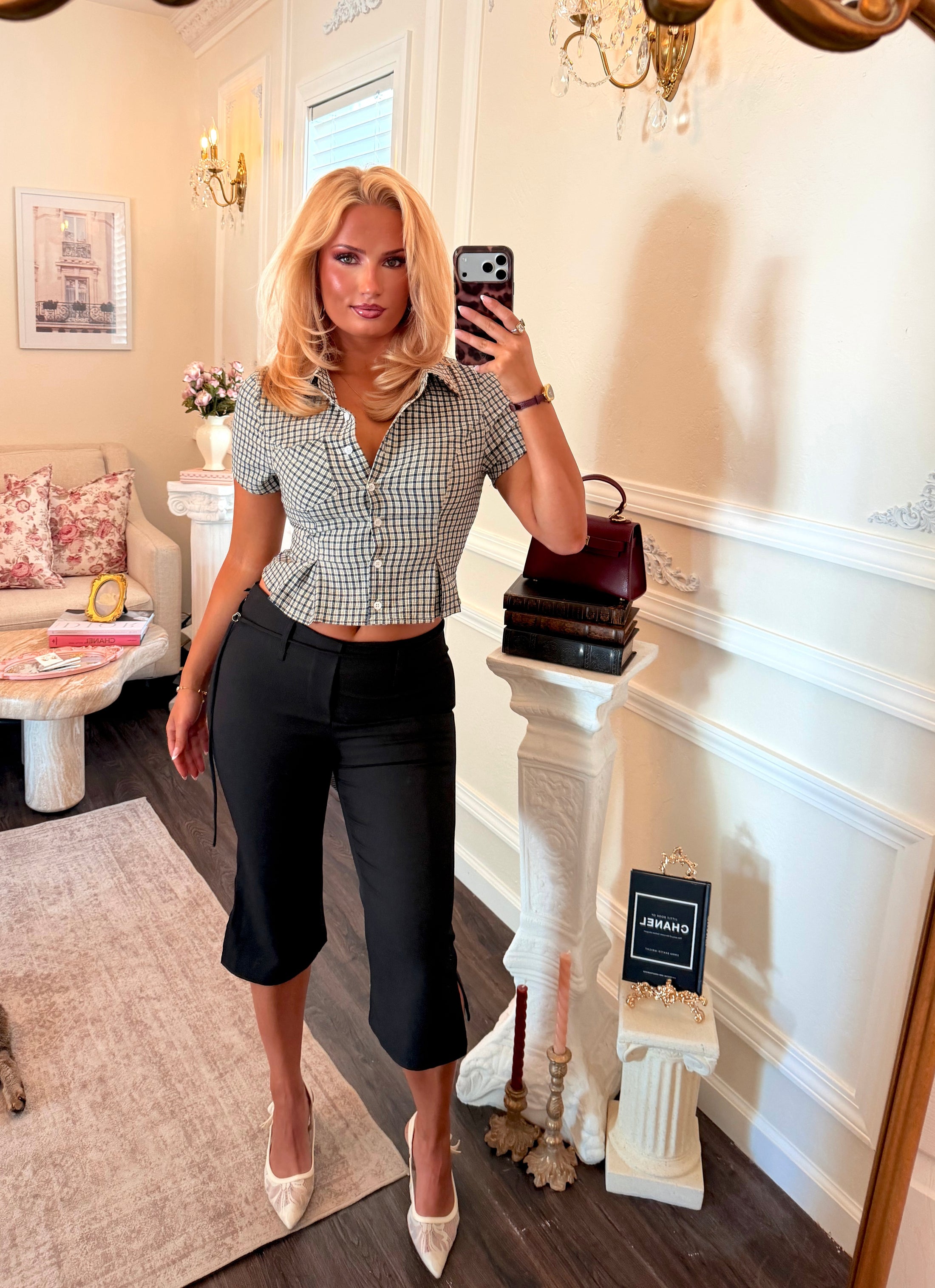 The Greenwich Gingham Top