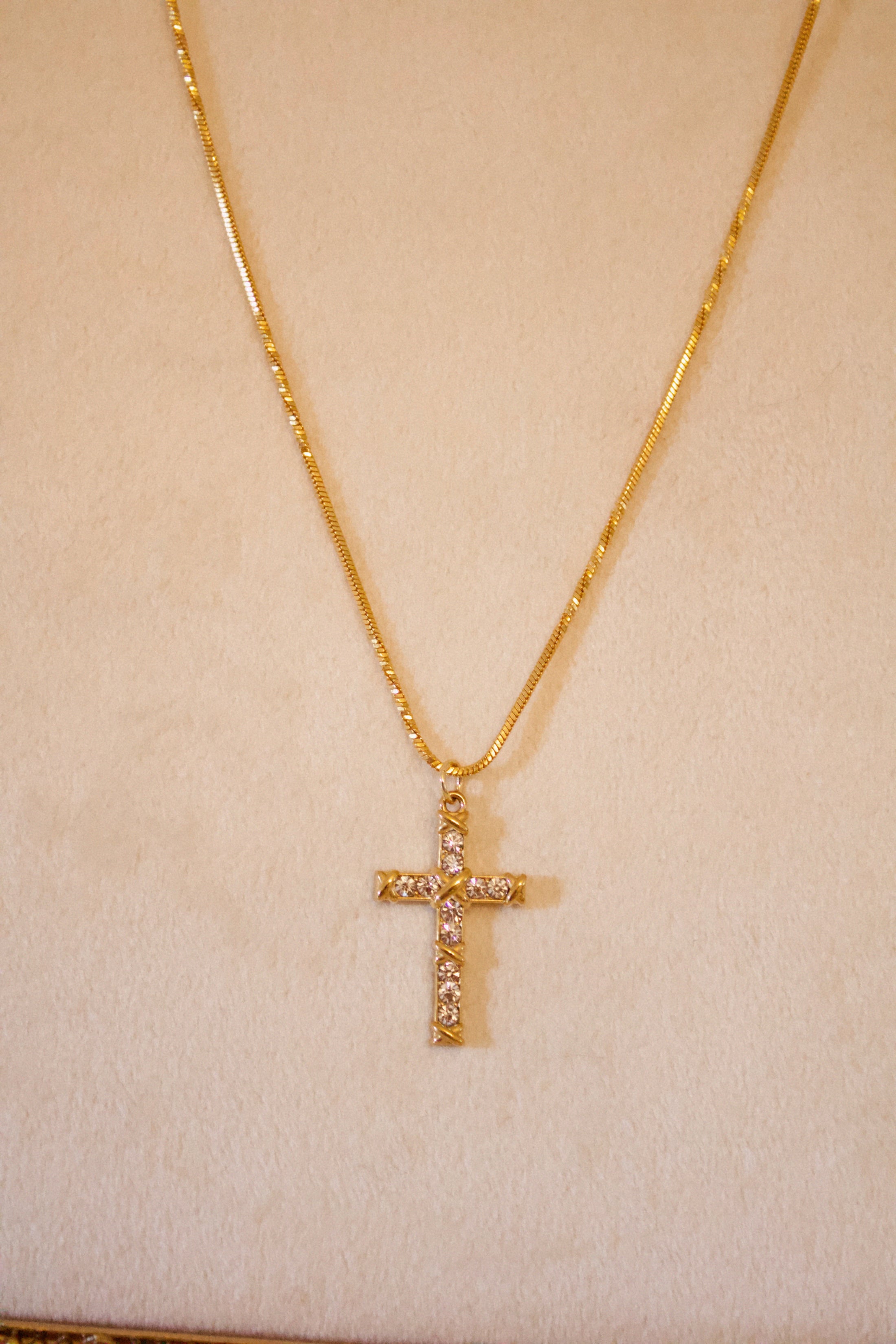The Lourdes Cross Necklace