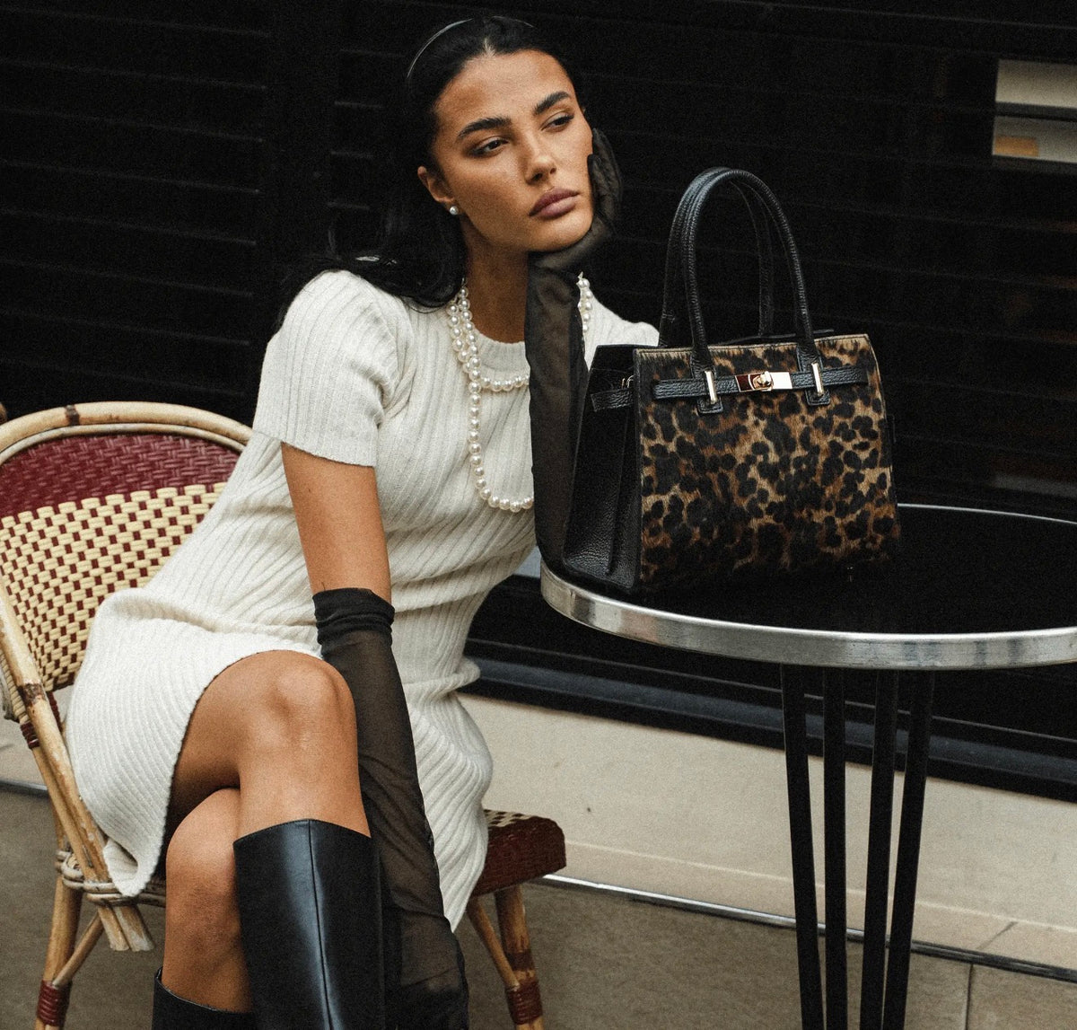 The Maison Léonie Leopard Handbag