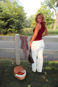 Load image into Gallery viewer, The Manor Trouser – Ivory Twill
