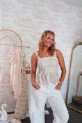 Load image into Gallery viewer, Antique Lace Peplum Top
