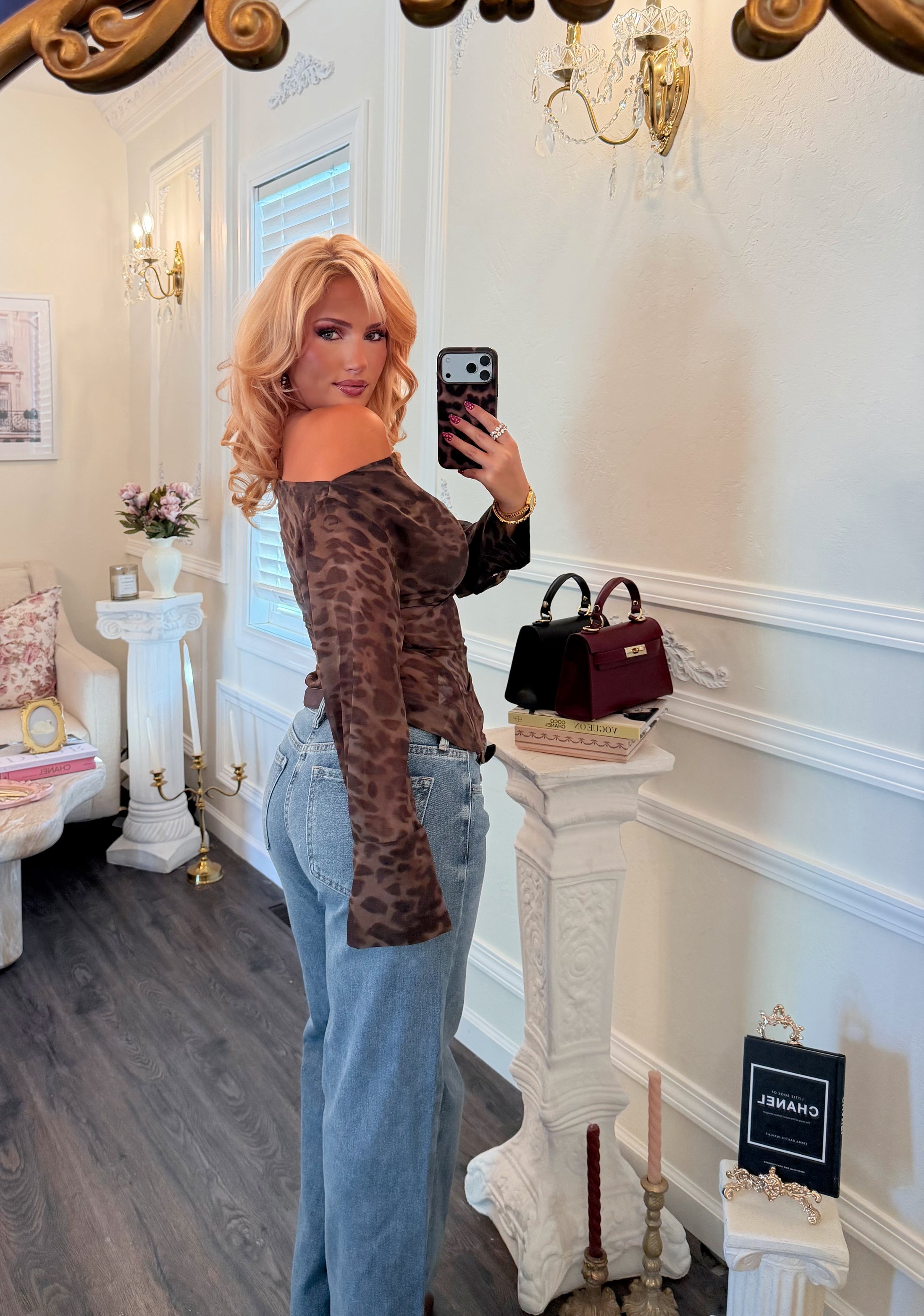 The Bianca Chiffon Top Preorder 8.31
